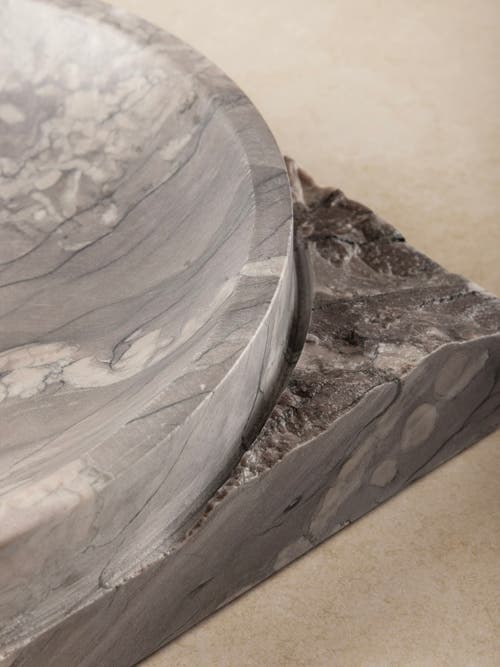 Gauri Kohli Shayne Onyx Decorative Bowl In Gray