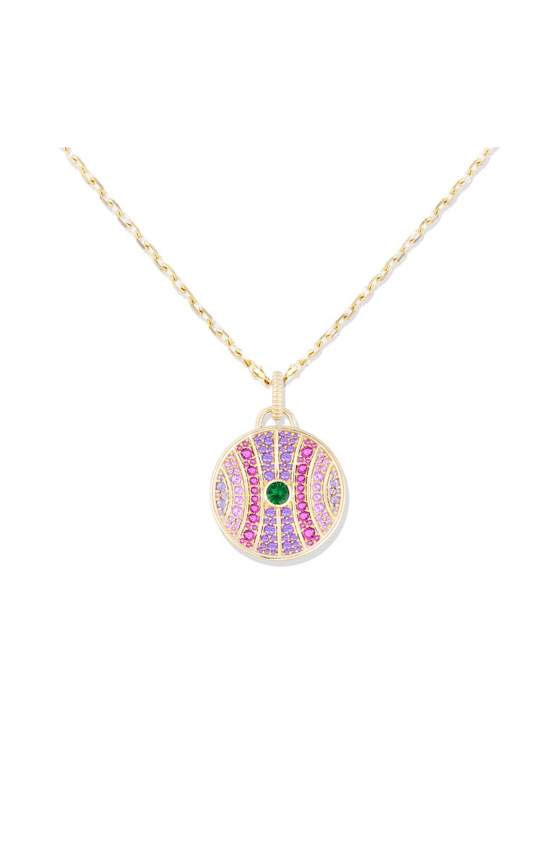 Campbell + Charlotte Revel Large Dimensional Pendant, Main, color, Tsavorite, Amethyst, Garnet