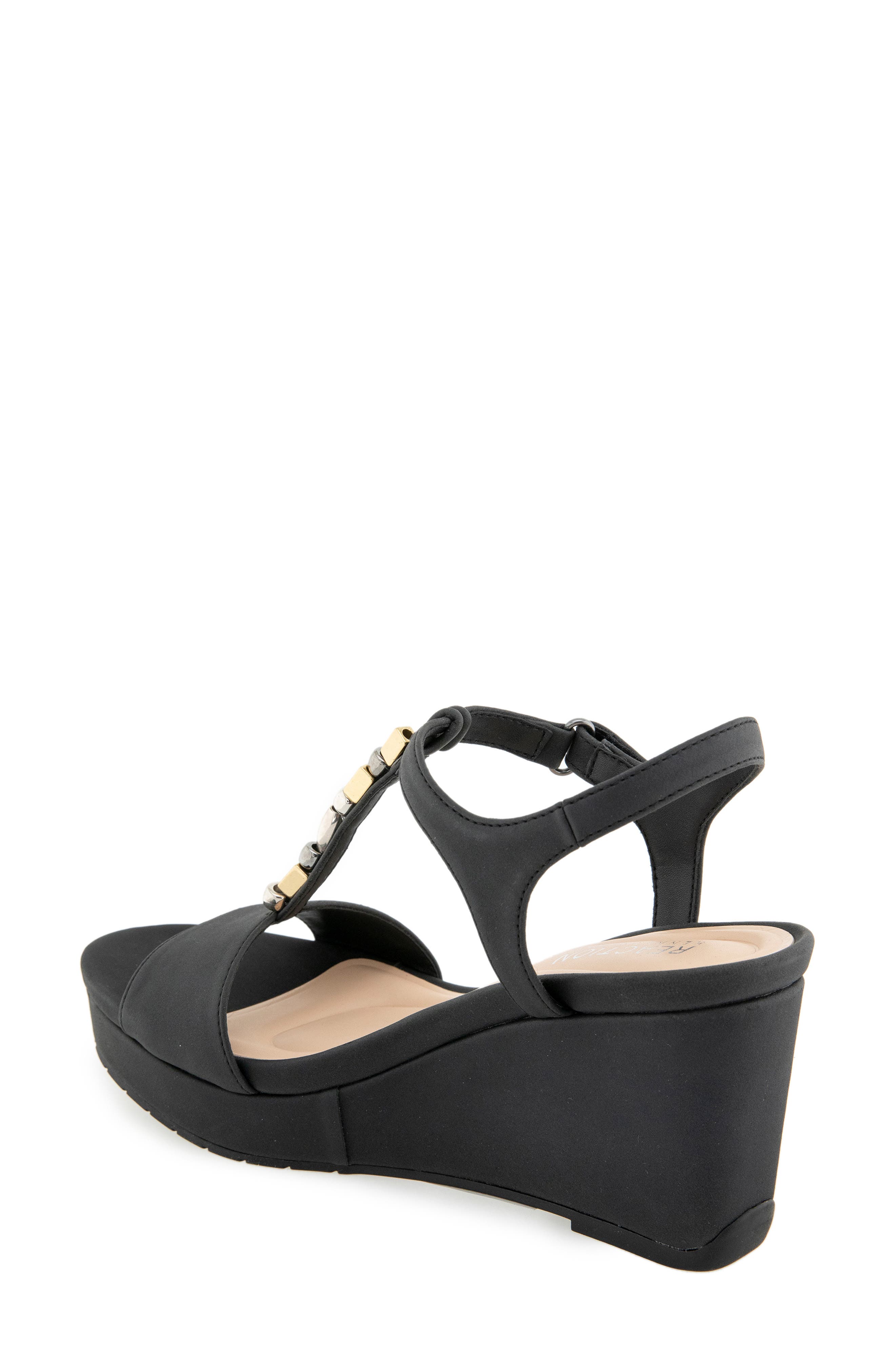 Reaction Kenneth Cole Cabo T-Strap Wedge Platform Sandal, Alternate, color, 