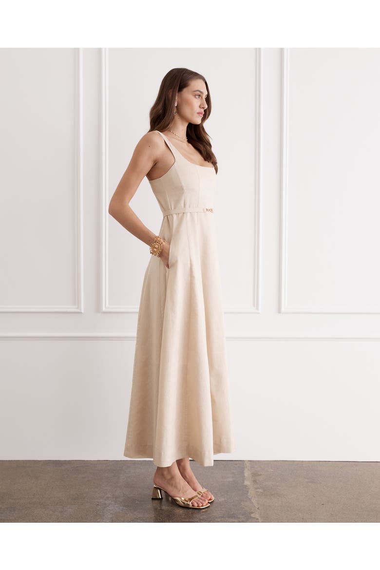 Claudette Maxi Dress, Alternate, color, Atelier