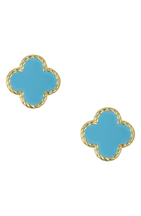 Kids' Clover Stud Earrings