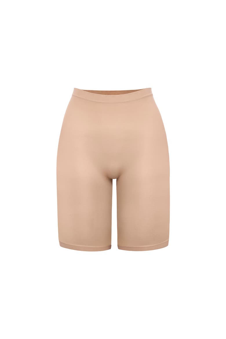 Seamless Forming Bike Shorts, Alternate, color, Nude