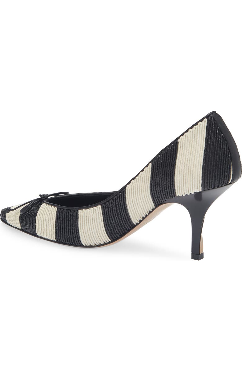 Jacquemus Les Escarpins Tourni Pointed Toe Pump, Alternate, color, White