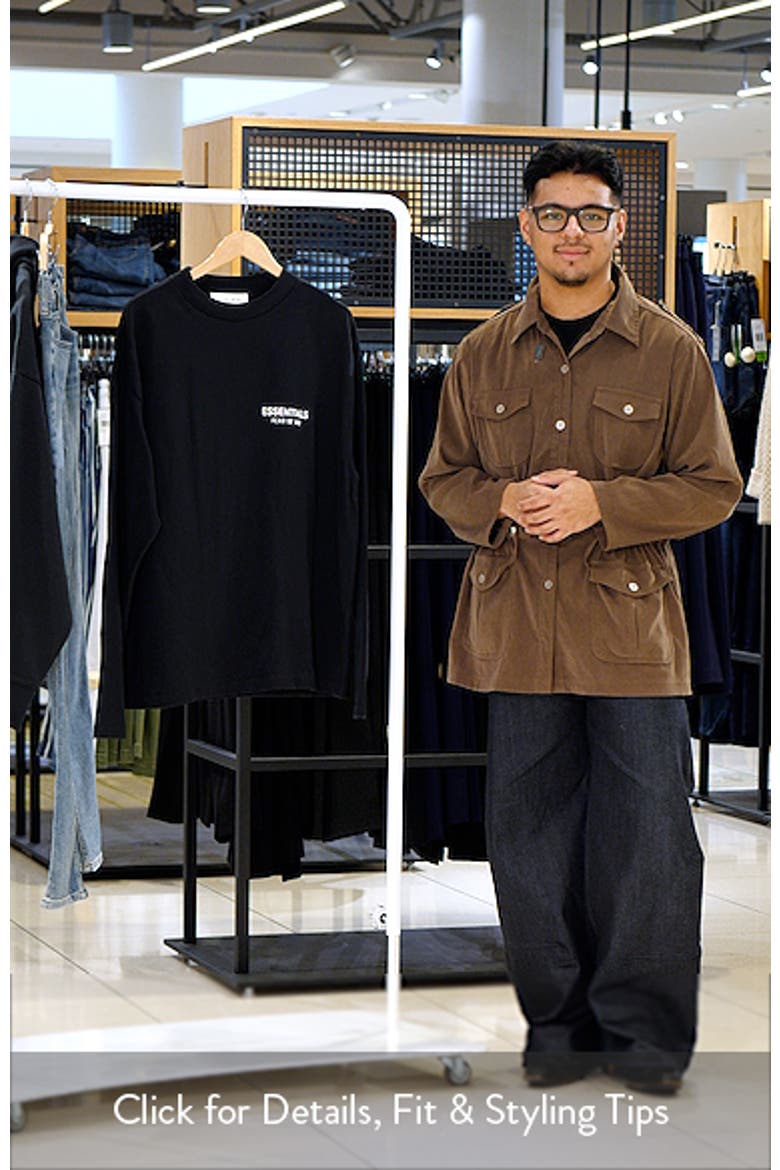 Classic Fit Long Sleeve Logo Graphic T-Shirt video