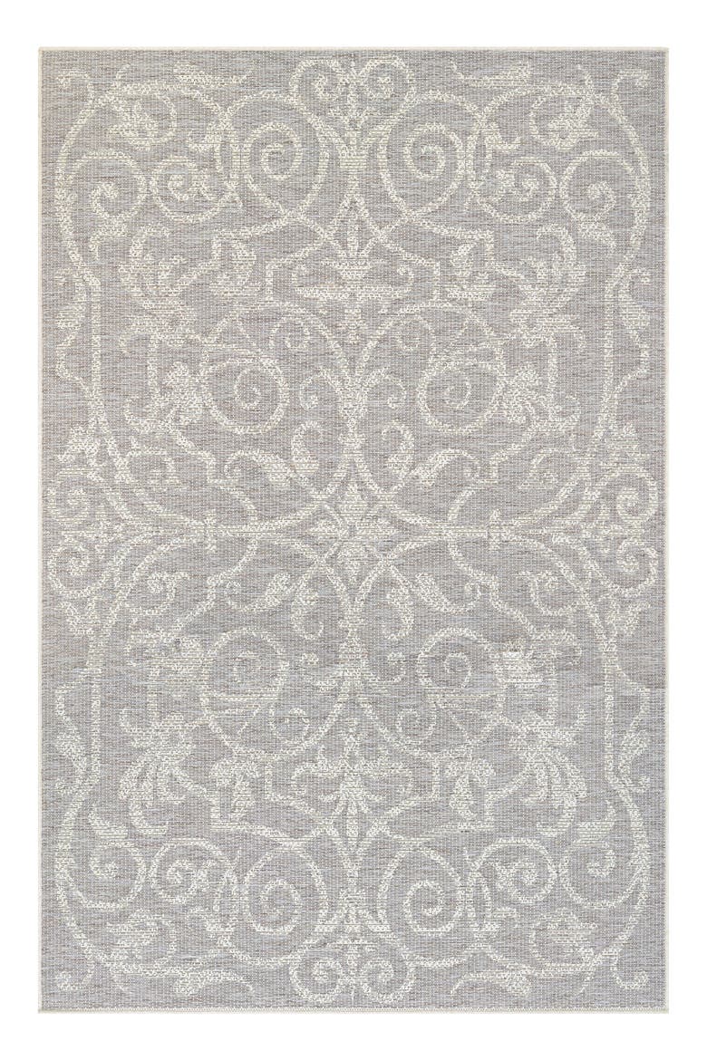 Summer Quay Indoor/Outdoor Rug, Main, color, COCOA/ IVORY