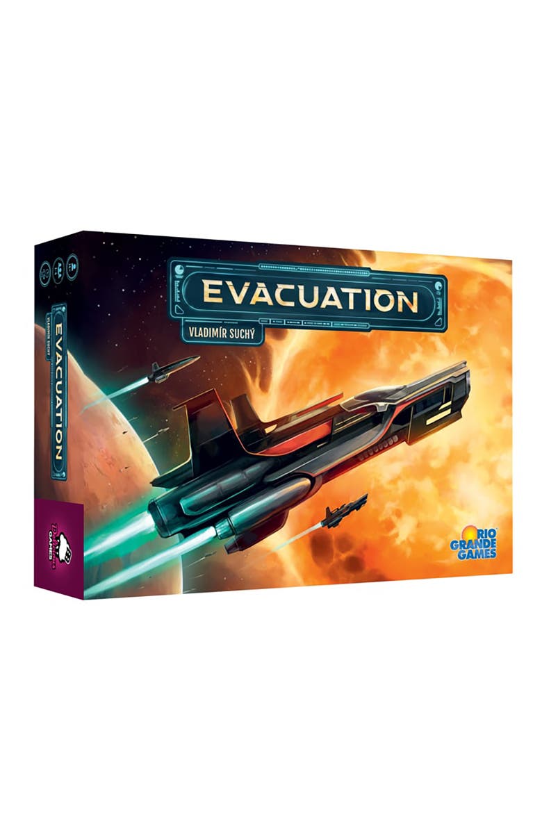 Rio Grande Games Evacuation Strategy Board Game, Ages 14+, Main, color, Multicolored