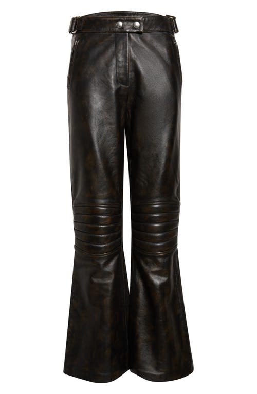 Stand Studio Heleen Leather Trousers In Black