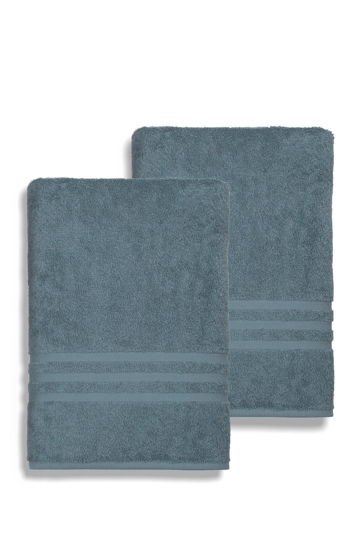 Linum Home Textiles Denzi Bath Sheet - Set of 2 - Denzi Blue