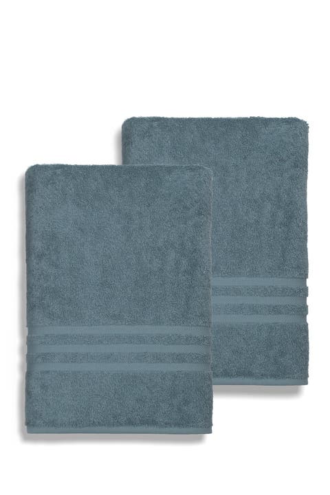 Denzi Bath Sheet - Set of 2 - Denzi Blue