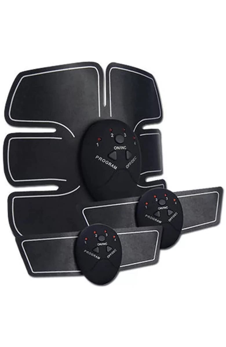 PURSONIC Abdominal Muscle Toner Massager, Main, color, Black