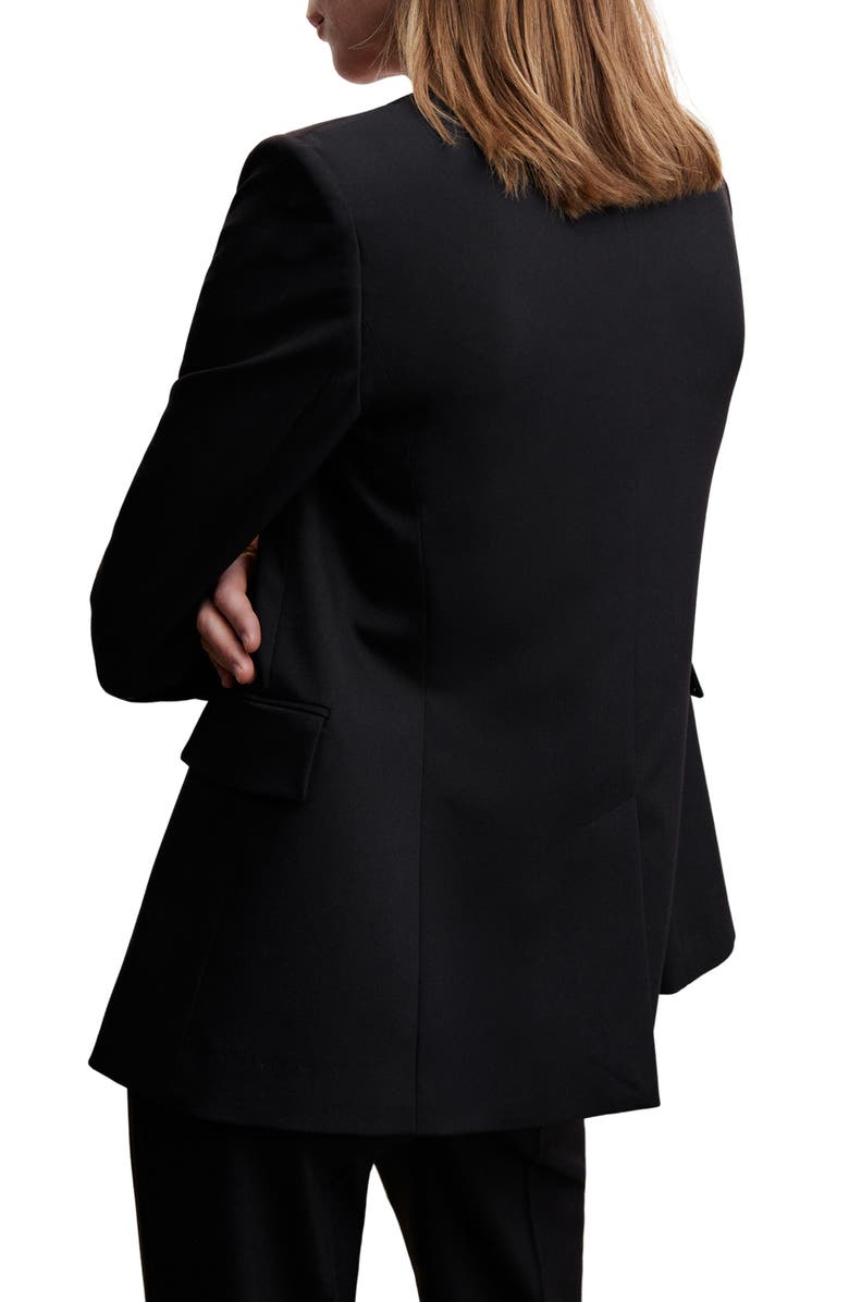 MANGO Double Breasted Blazer, Alternate, color, 