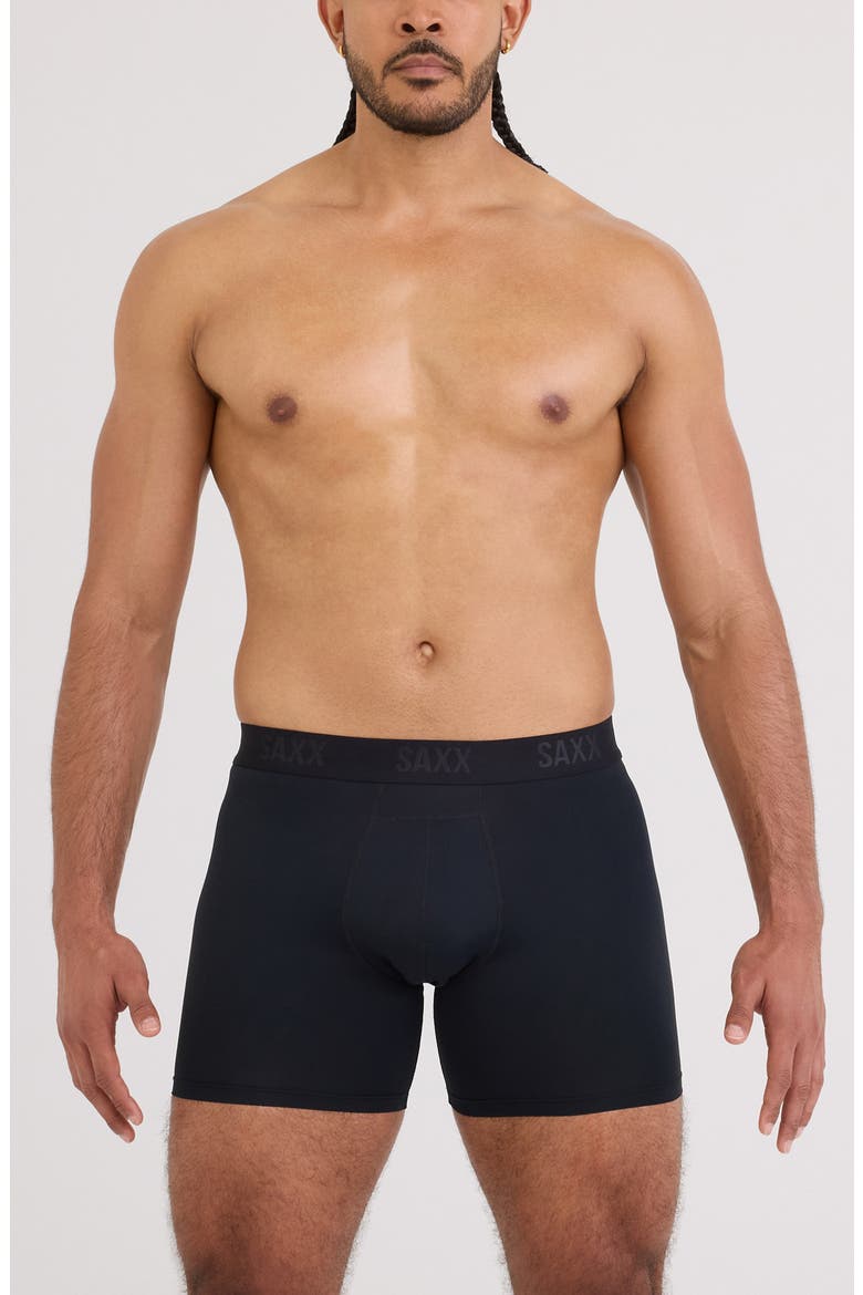 Smooth Flexed Boxer Briefs, Main, color, BLACK