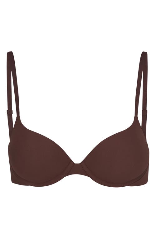 Skims Fits Everybody Push-up Bra In Cocoa