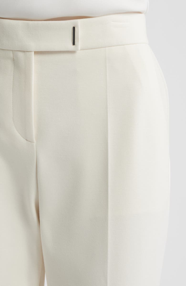 BOSS Tapria Crop Straight Leg Pants, Alternate, color, Soft Cream