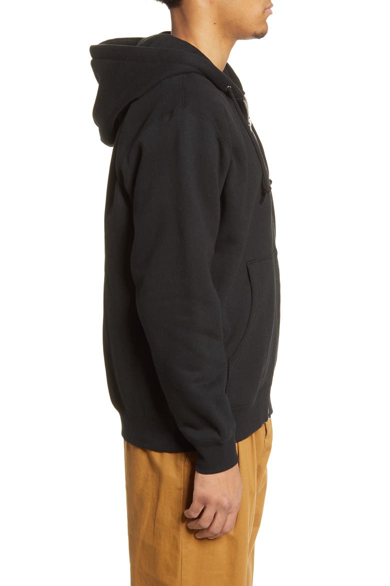 All Eyez II Zip Hoodie, Alternate, color, BLACK
