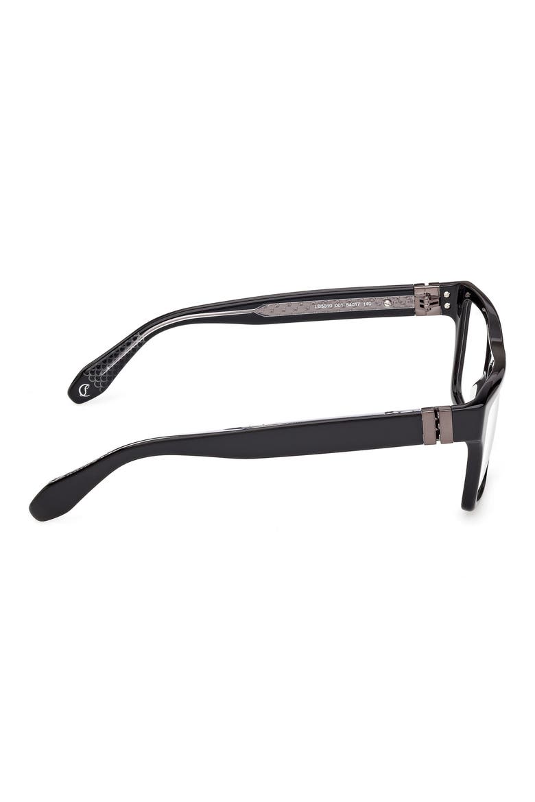 54mm Rectangular Optical Glasses, Alternate, color, BLACK