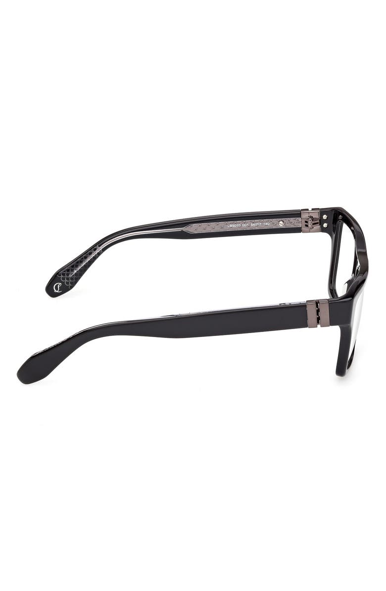 Christian Louboutin 54mm Rectangular Optical Glasses, Alternate, color, 