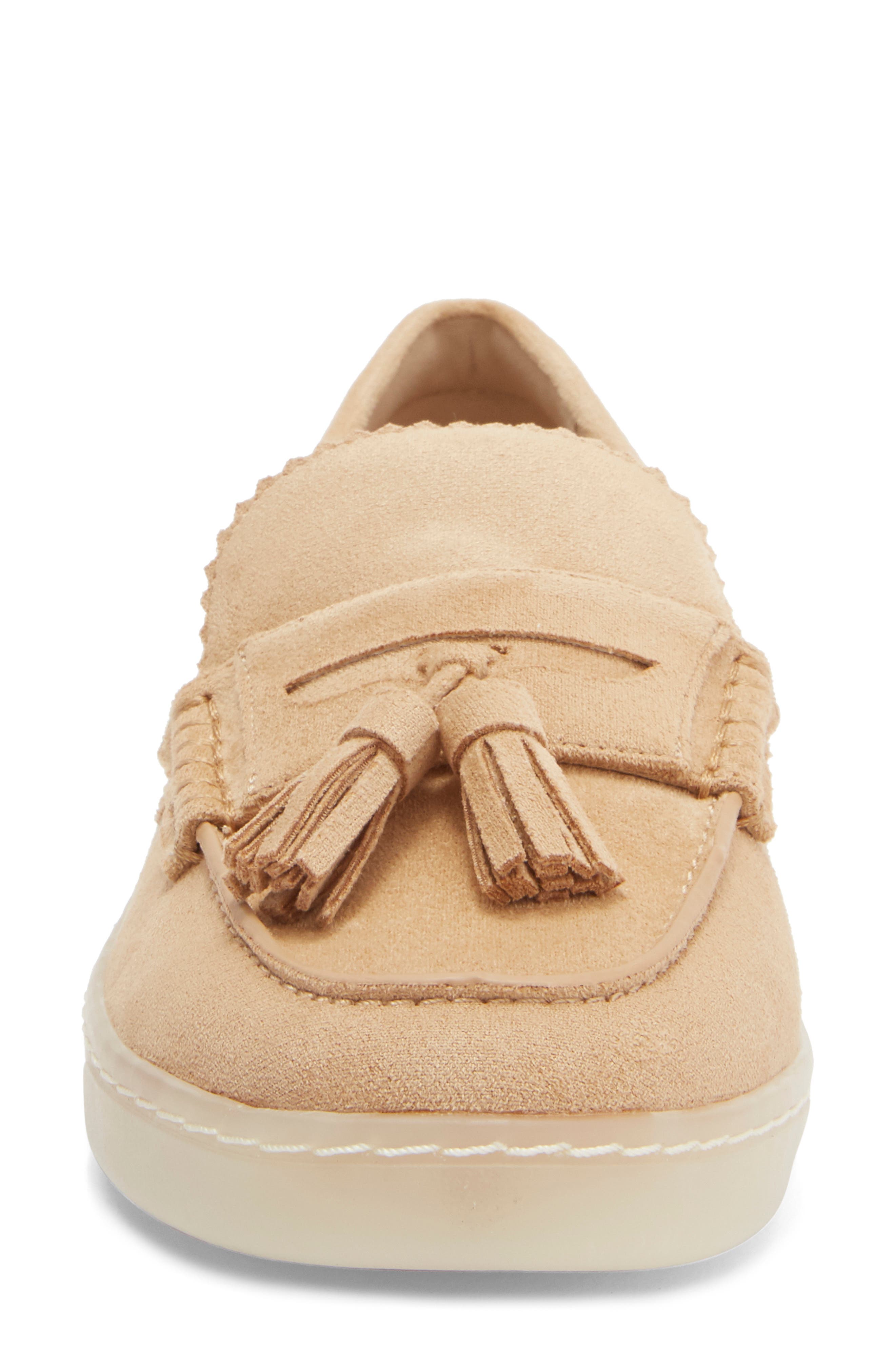 NORDSTROM RACK Jazzy Tassel Loafer, Alternate, color, Tan Latte