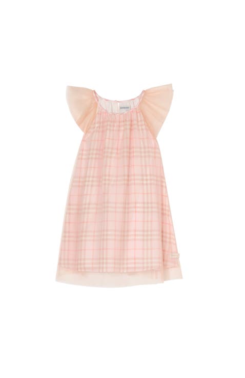 Silk Check Dress