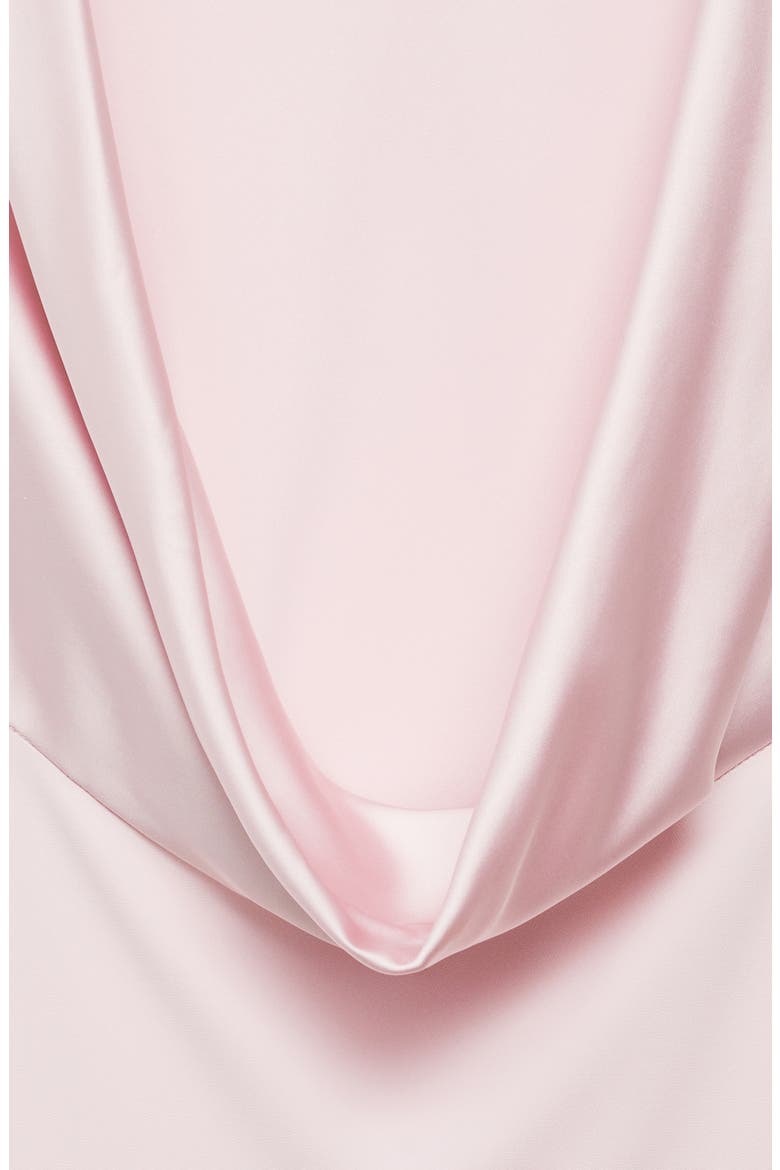 Open Back Satin Gown, Alternate, color, PASTEL PINK