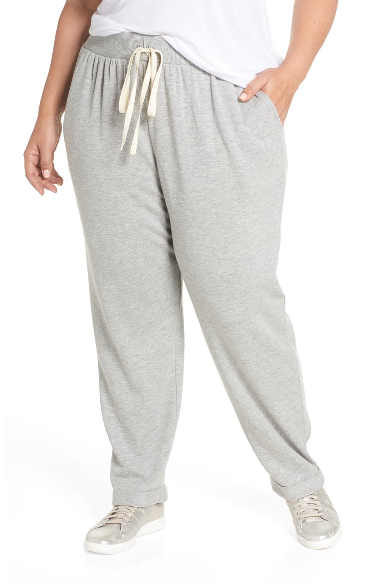 Fleece Lined Joggers, Alternate, color, GREY MEDIUM HEATHER