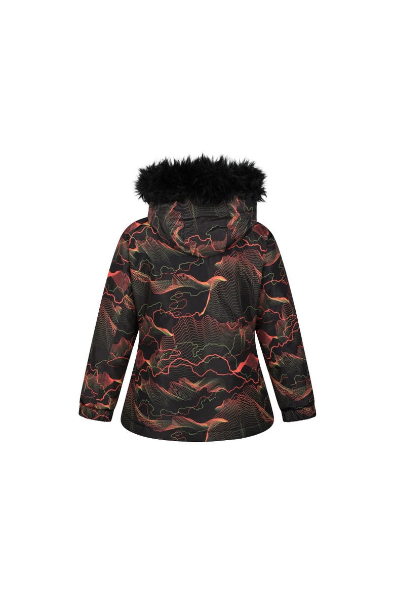 Childrens/Kids Berg Abstract Ski Jacket, Alternate, color, Black