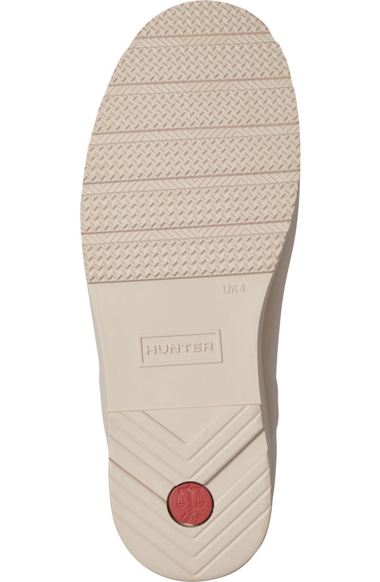 Hunter Play Short Faux Shearling Lined Waterproof Rain Boot, Alternate, color, Light Gray