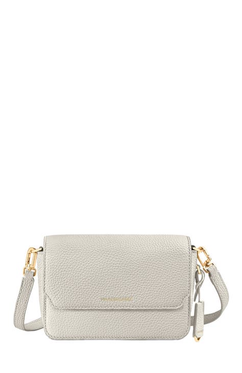 Marc Jacobs Women's Sling Bag White Lock That Messenger Cross Body Strap outlets Purse