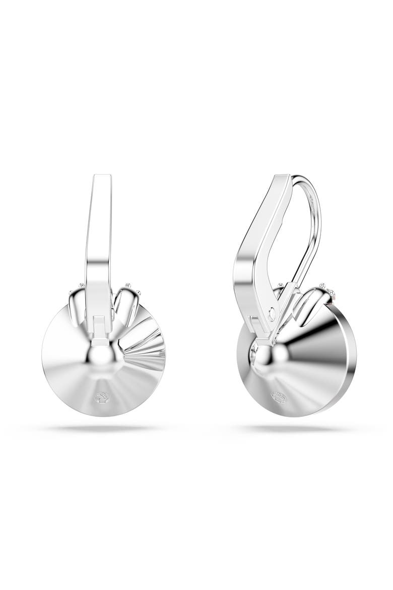 Bella Crystal Drop Earrings, Alternate, color, PINK/ SILVER