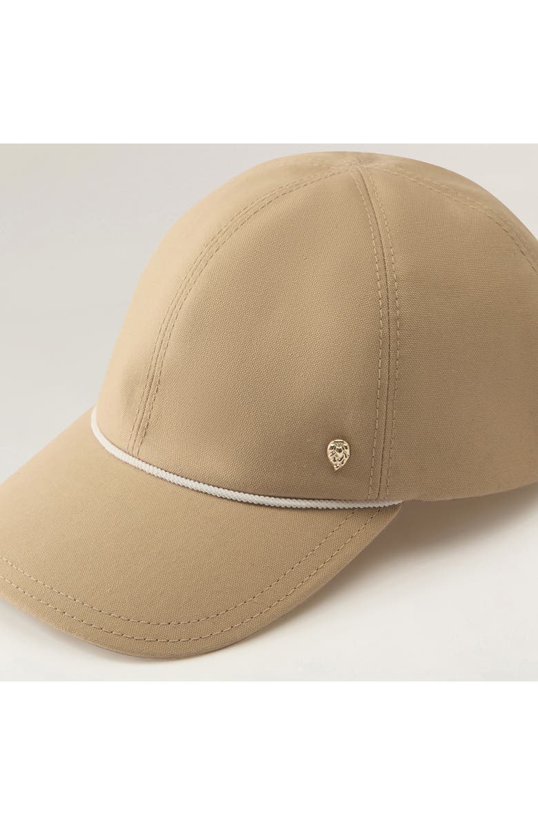 Helen Kaminski Layla Cotton Piqué Baseball Cap, Alternate, color, Camel
