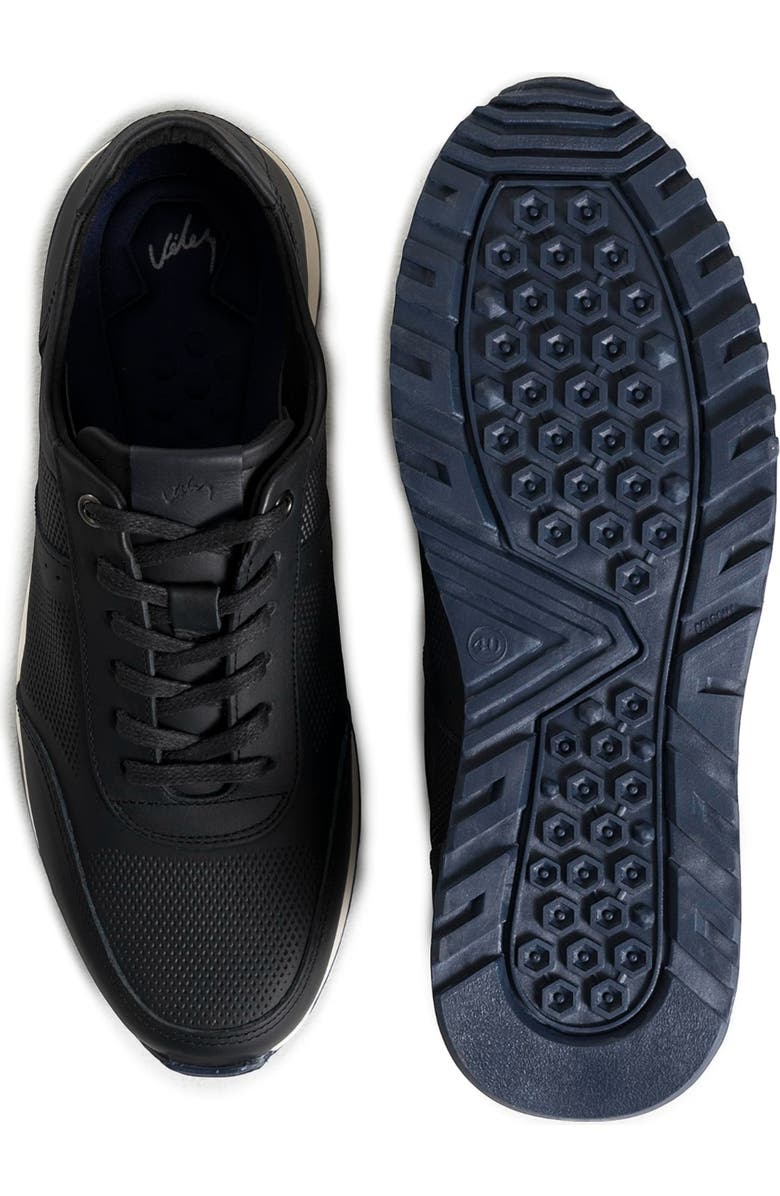 Velez Full Grain Leather Shoes for Men Business Casual Sneakers, Alternate, color, Black