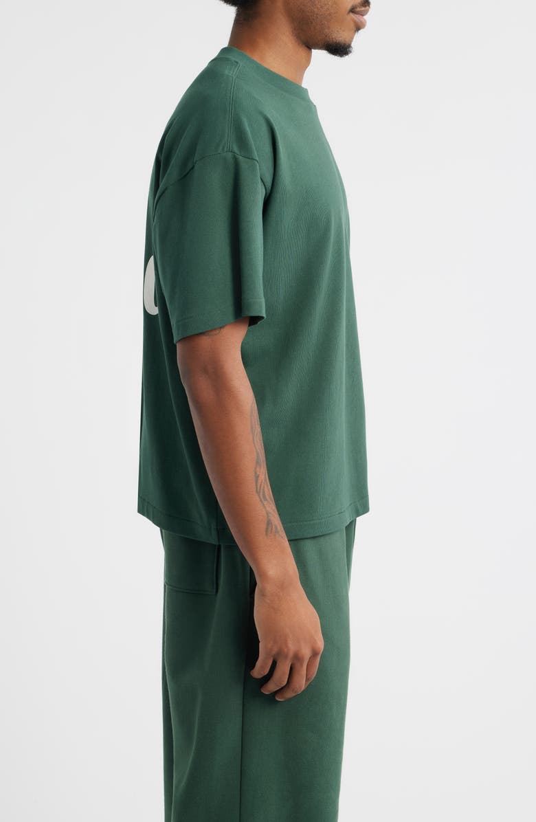 Elwood Boxy Heavyweight Cotton Crop T-Shirt, Alternate, color, Emerald