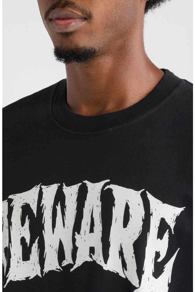 Beware My Bite Graphic T-Shirt, Alternate, color, BLACK