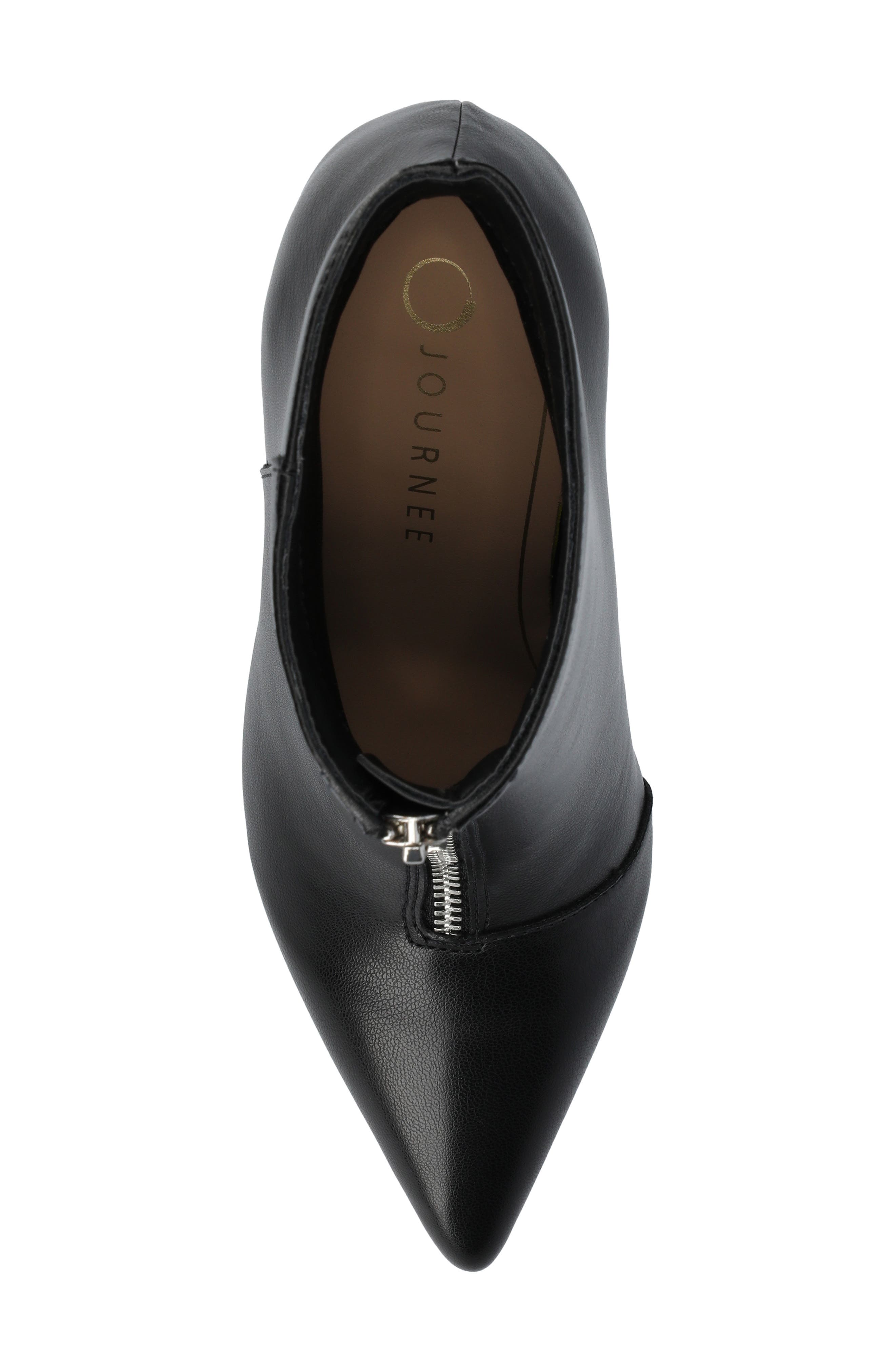 Journee Collection Mayra Front Zip Boot, Alternate, color, Black