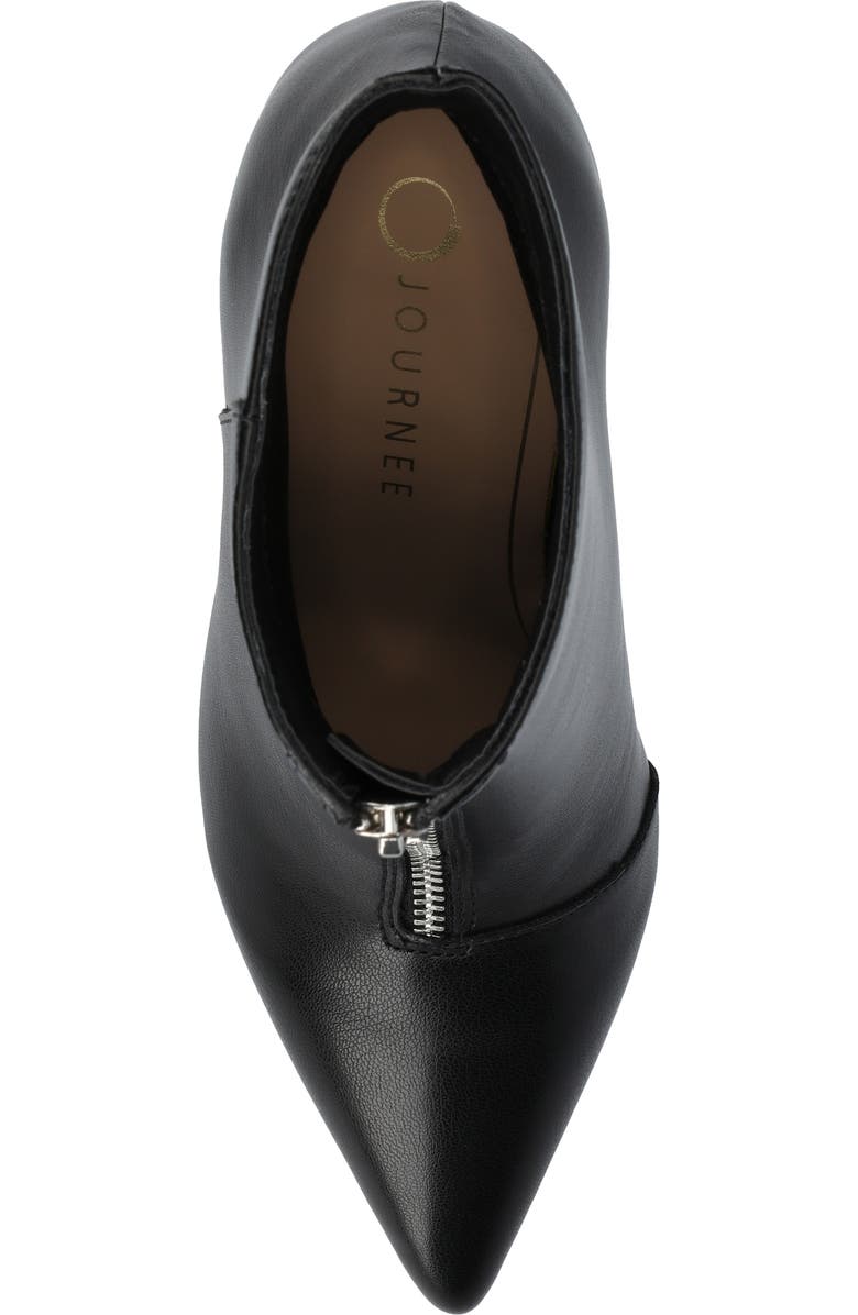 Journee Collection Mayra Front Zip Boot, Alternate, color, Black