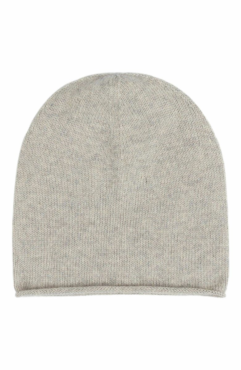GOBI Mongolian Cashmere Cashmere Slouchy Beanie, Main, color, Dawn Blue