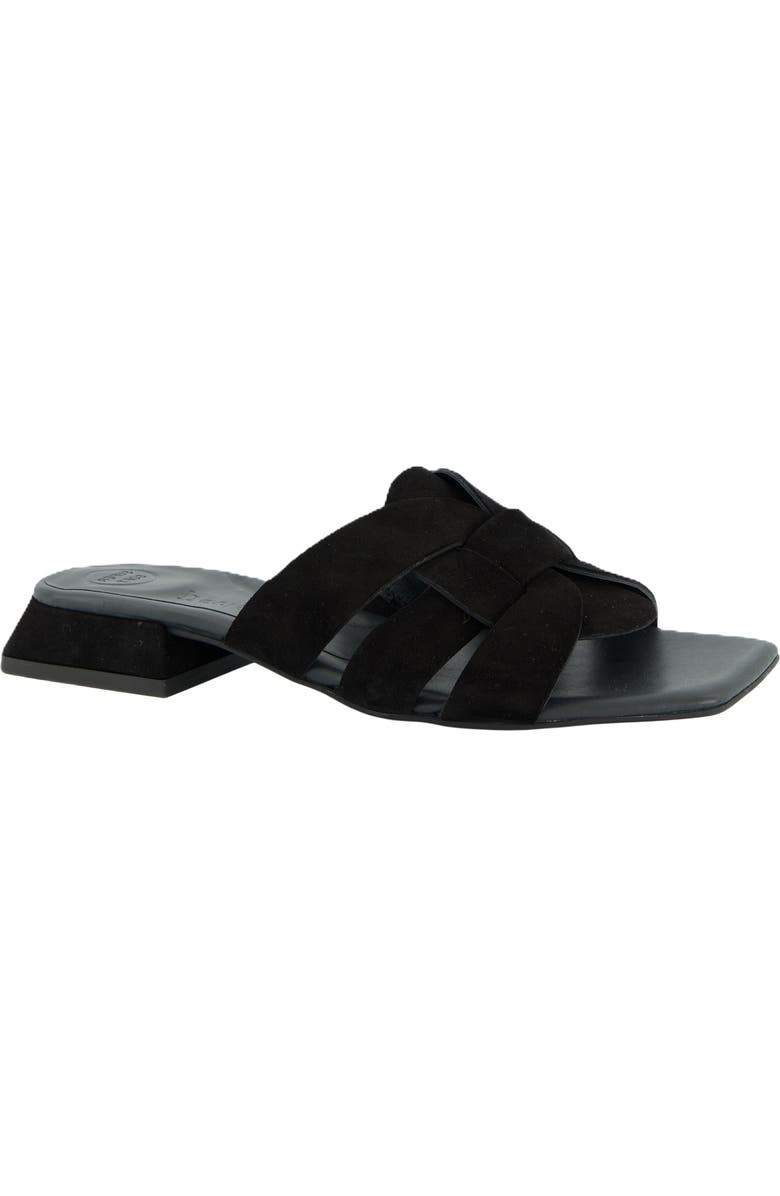 Paul Green Desire Slide Sandal, Main, color, Black Suede