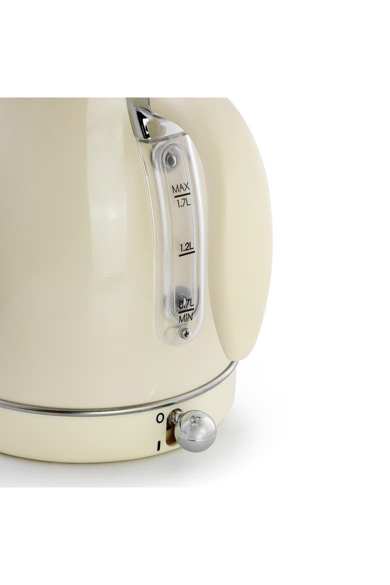 1.8 Quart Electric Tea Kettle and 2 Slice Toaster Combo, Alternate, color, White