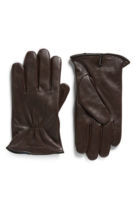 Points Leather Gloves