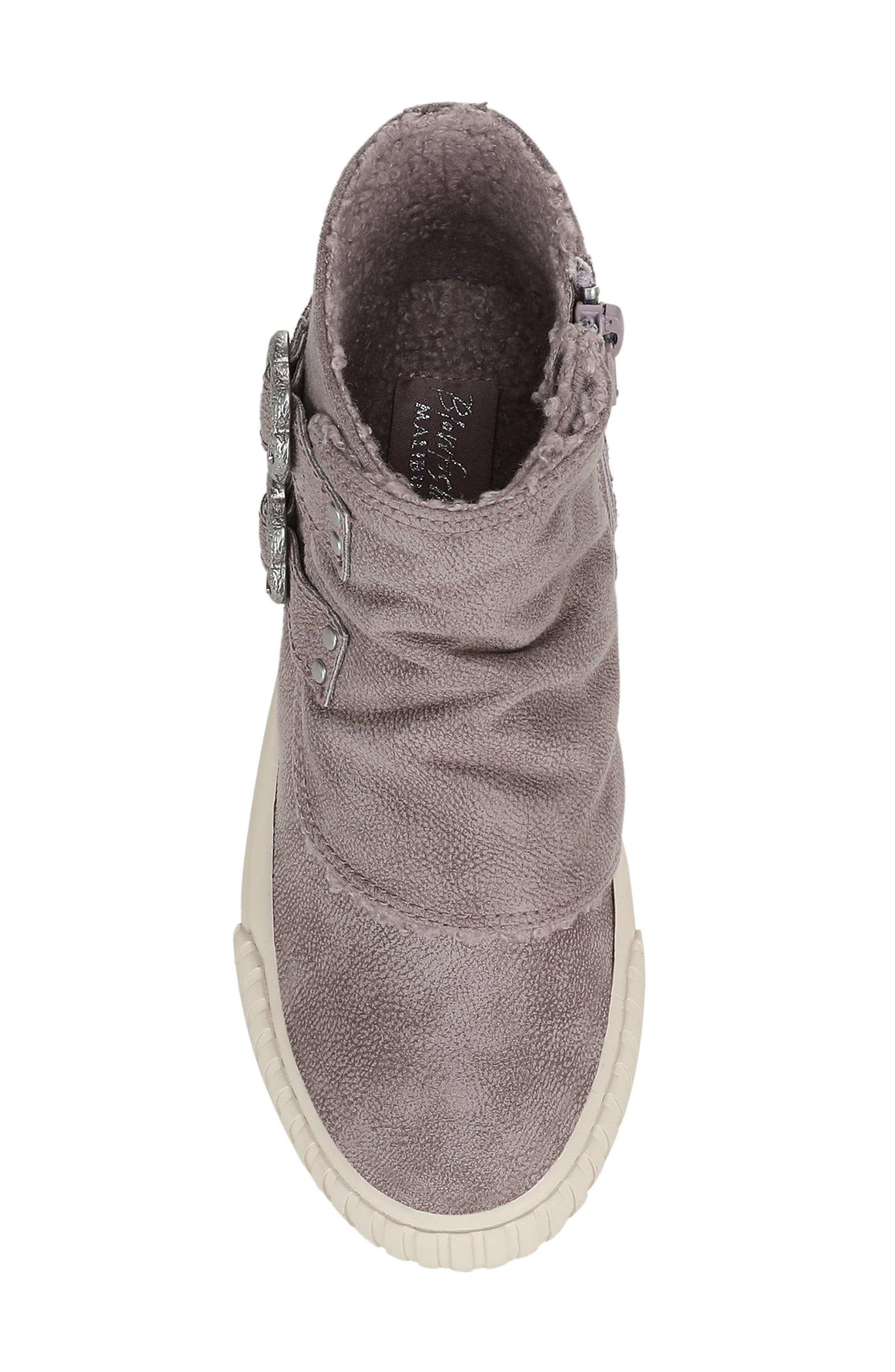 Blowfish Malibu Kids' Whisker Faux Shearling Lined Boot, Alternate, color, Dusty Lavender Faux Leather