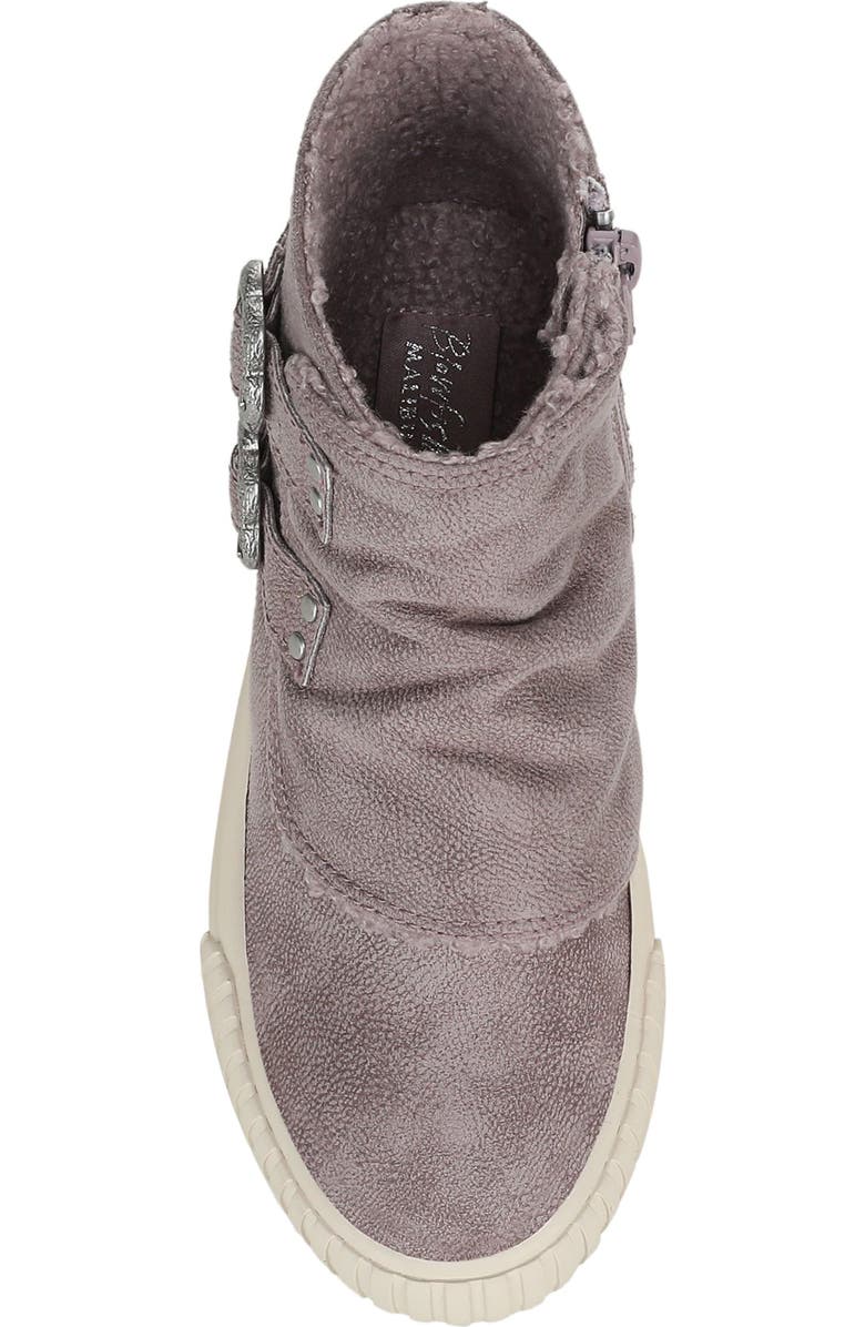 Blowfish Malibu Kids' Whisker Faux Shearling Lined Boot, Alternate, color, Dusty Lavender Faux Leather