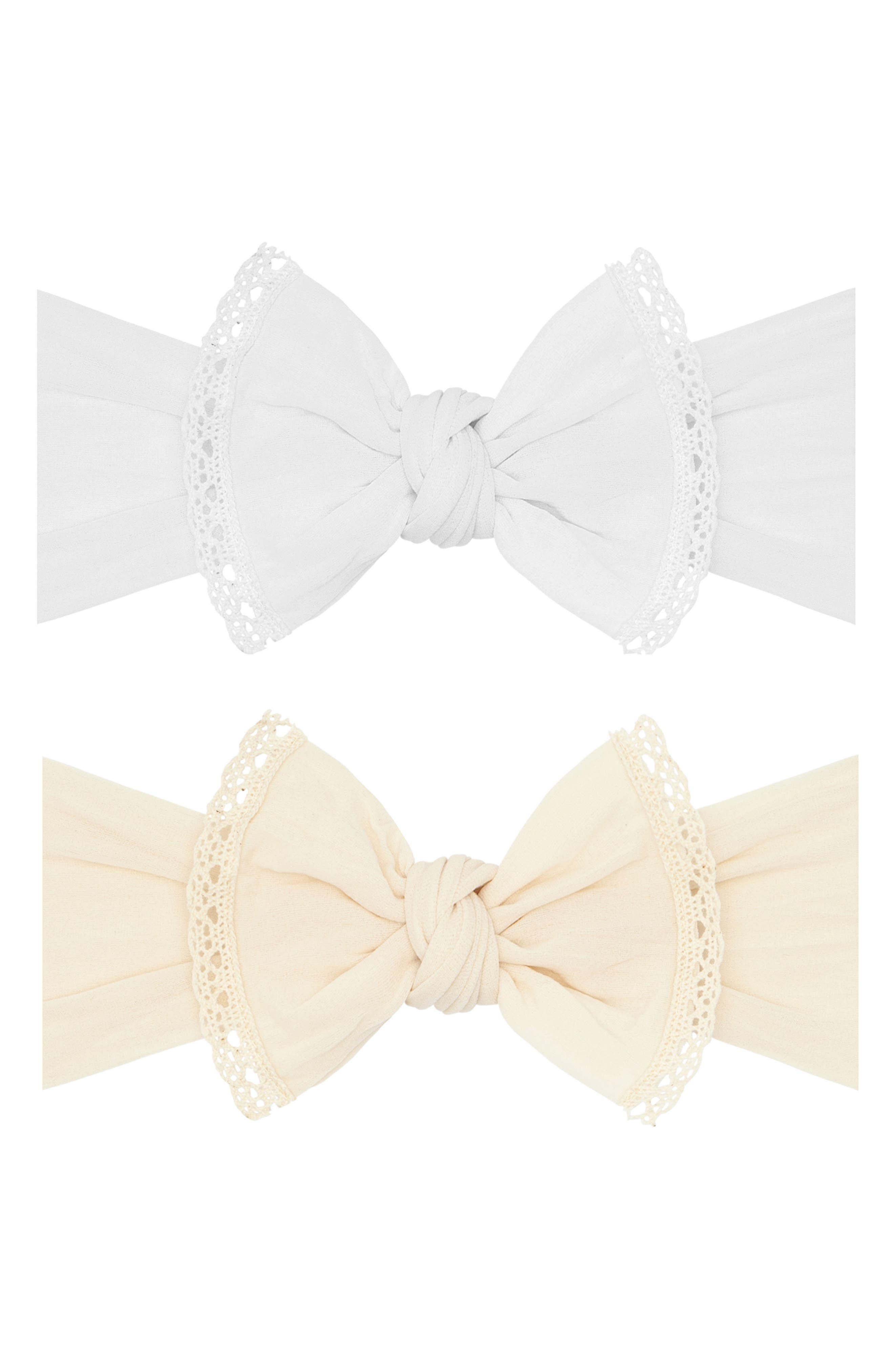 selected WHITE LACE OATMEAL LACE