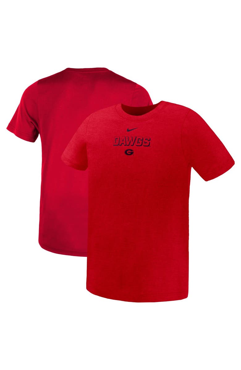 Nike Preschool Nike Red Georgia Bulldogs Legend Performance T-Shirt, Main, color, Red