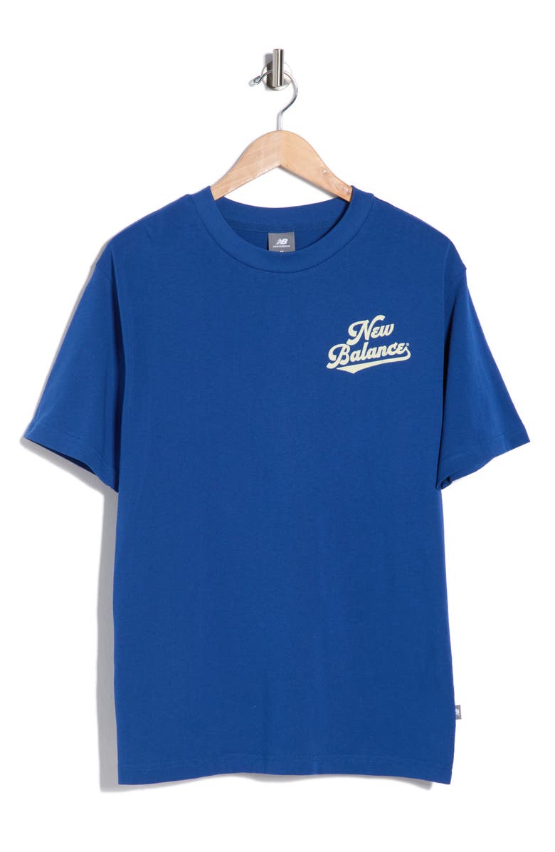 New Balance Athletics Legacy Graphic T-Shirt, Main, color, Galaxy Blue