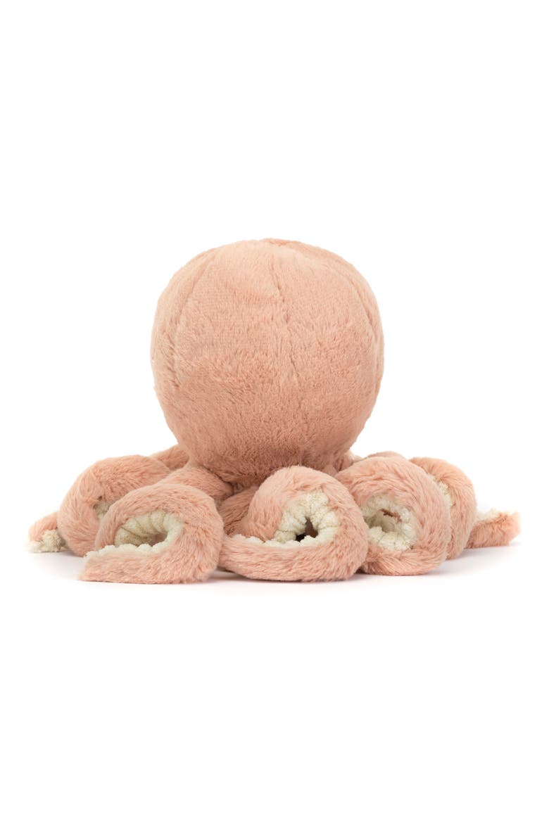 Odell Octopus Stuffed Animal, Alternate, color, PEACH