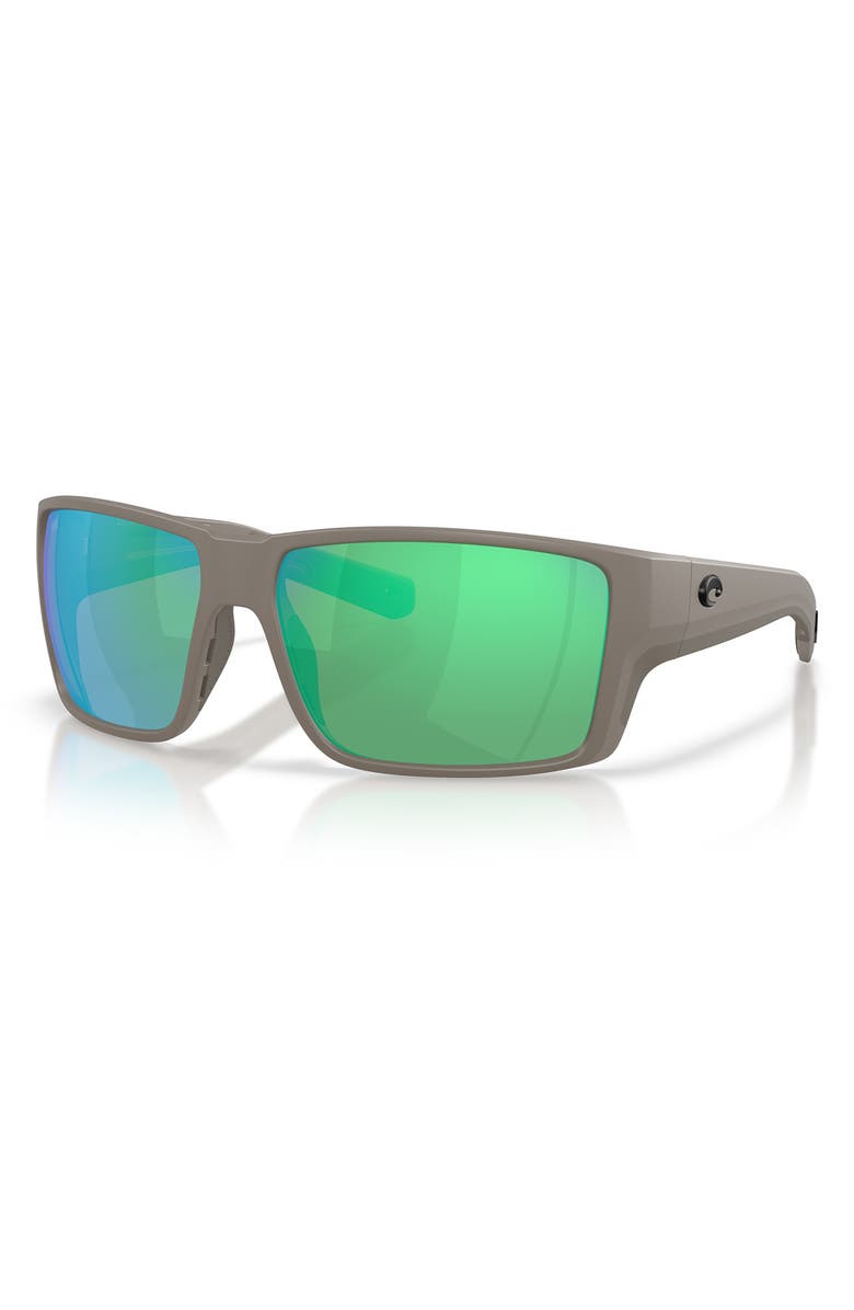 Costa Del Mar Reefton Pro 63mm Sunglasses, Alternate, color, Matte Olive Shale / Green