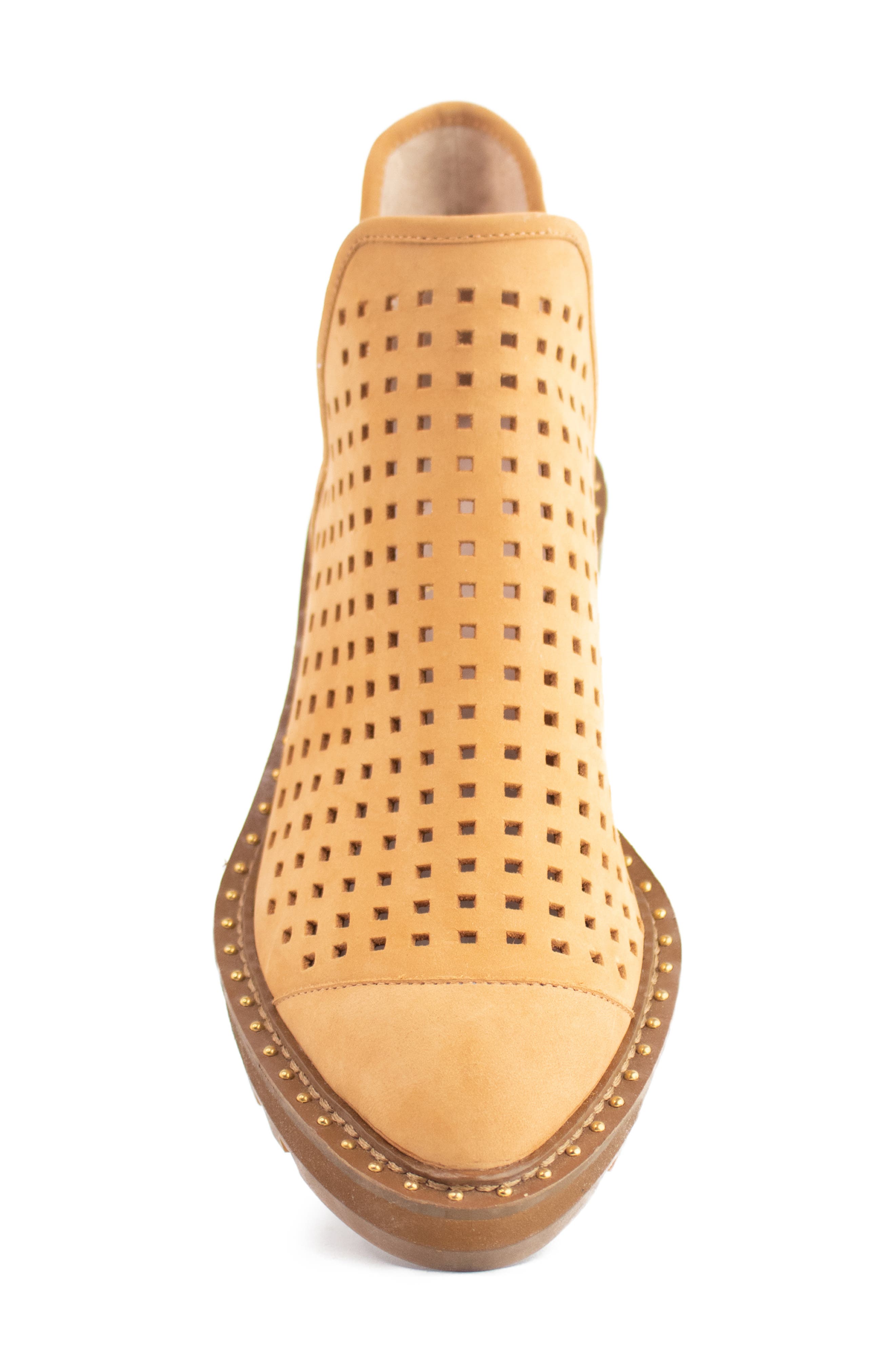 Georgie Wedge Bootie, Alternate, color, MUSTARD SUEDE