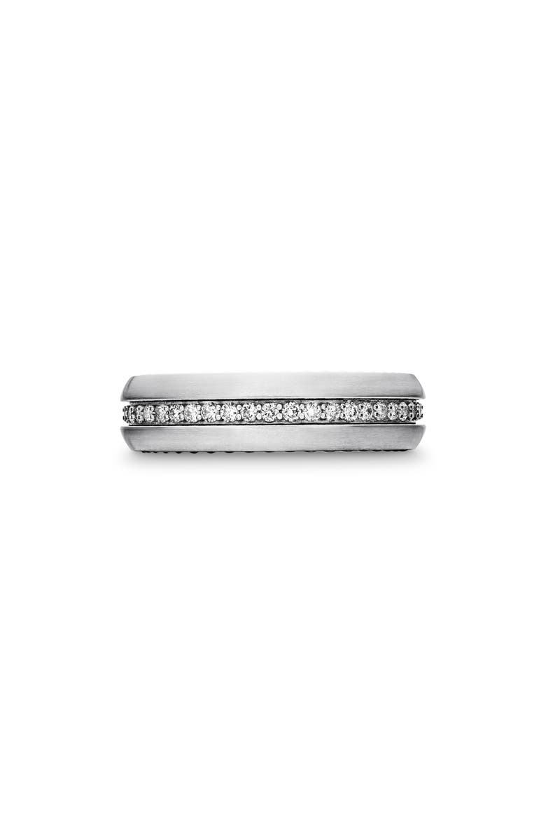 David Yurman Streamline<sup>®</sup> Narrow Band Ring with Diamonds, Main, color, 