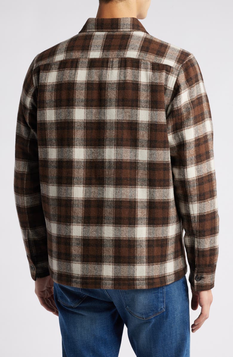 Treasure & Bond Plaid Flannel Button-Up Shirt Jacket, Alternate, color, 