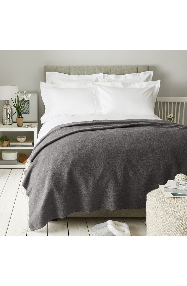 The White Company Pure Cashmere Throw, Main, color, 
